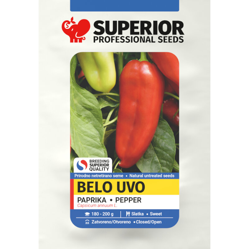 paprika belo uvo