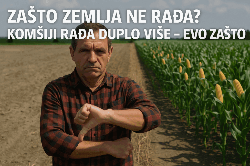 Zašto zemlja ne rađa? Komšiji rađa duplo više – evo zašto