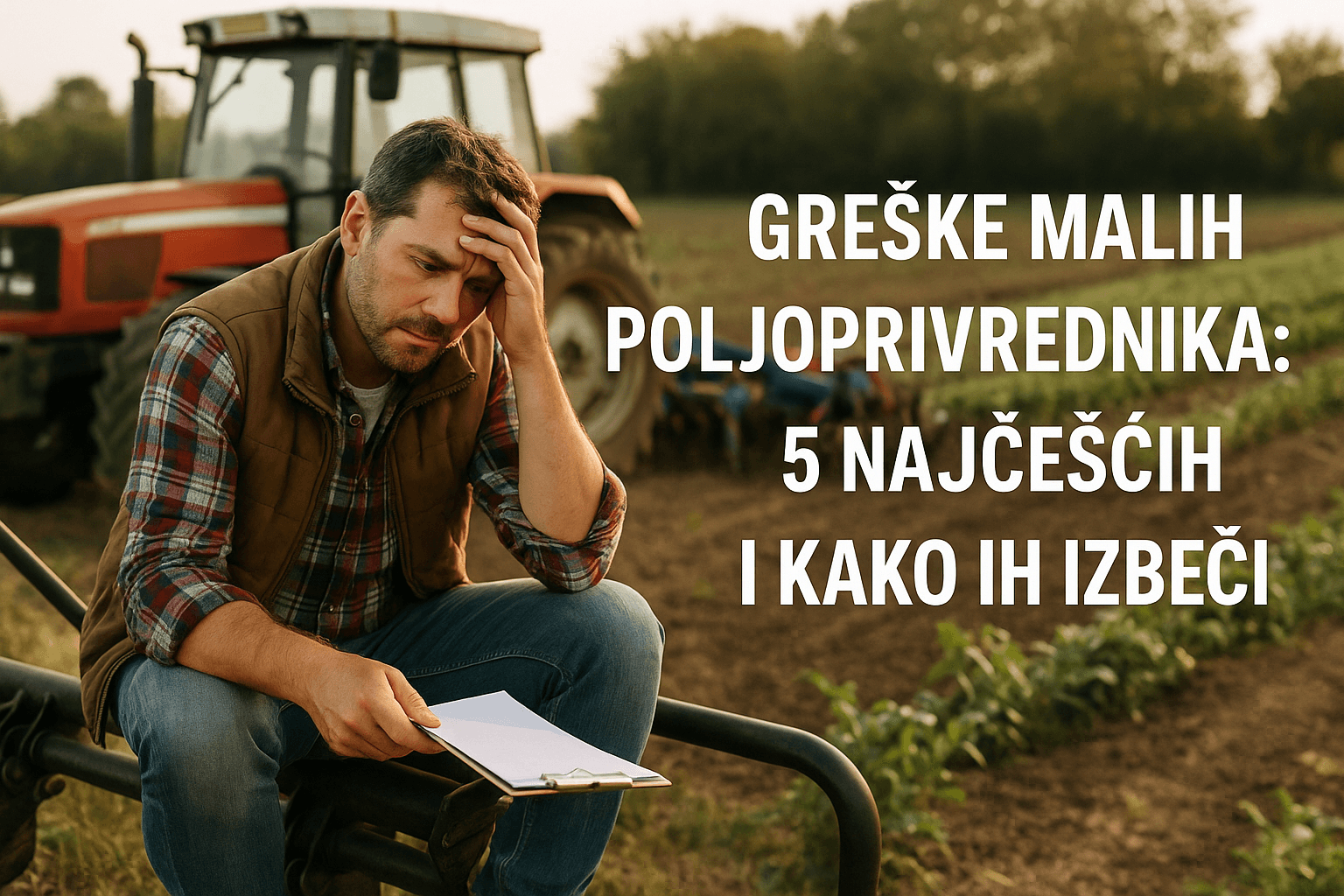Greške malih poljoprivrednika: 5 najčešćih i kako ih izbeći