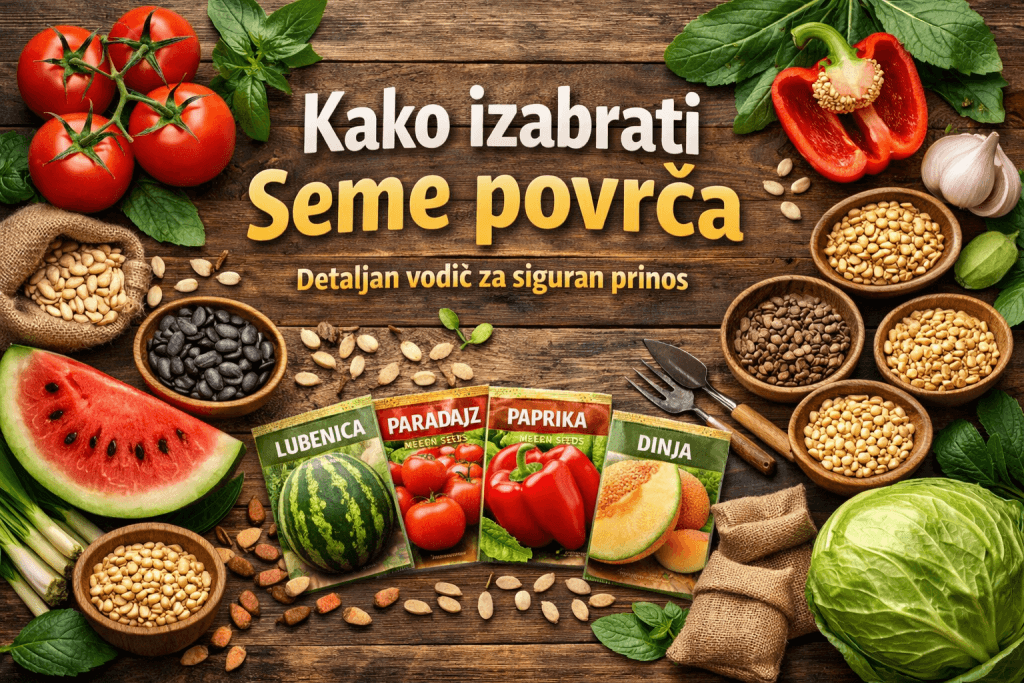 Kako izabrati seme povrća – detaljan vodič za siguran prinos