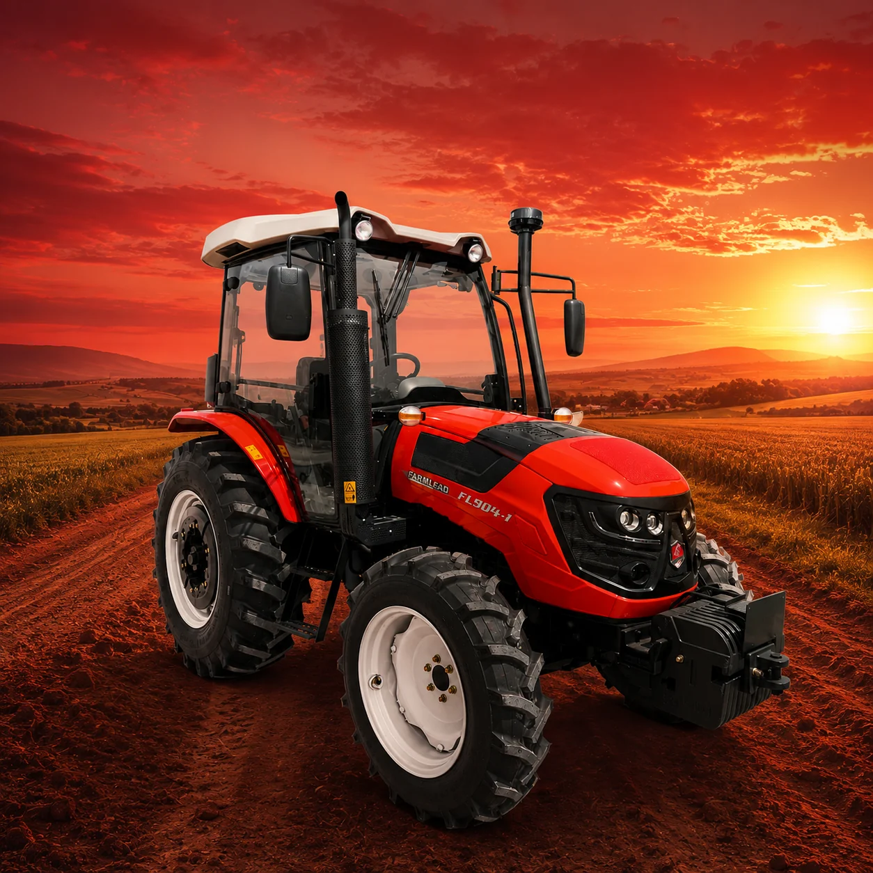 FarmLead FL904 traktor u polju