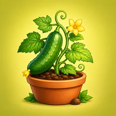 Ilustracija krastavca